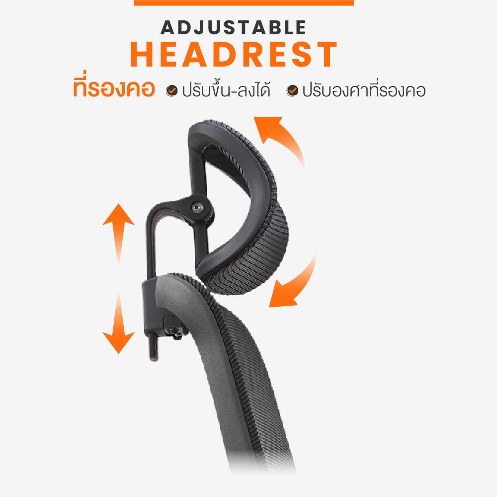 เก้าอี้สุขภาพ ERGOTREND DAWN สีดำ