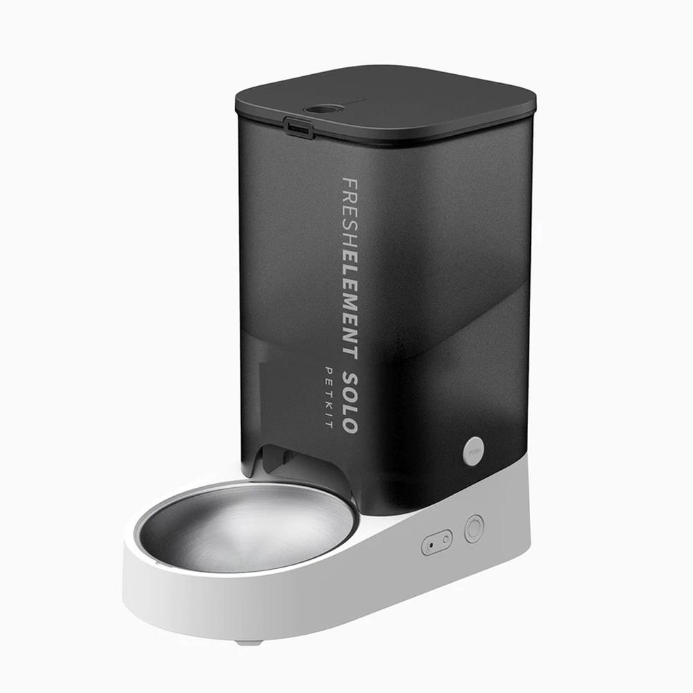 เครื่องให้อาหารสัตว์เลี้ยงอัตโนมัติ PETKIT FRESH ELEMENT SOLO สีเทา