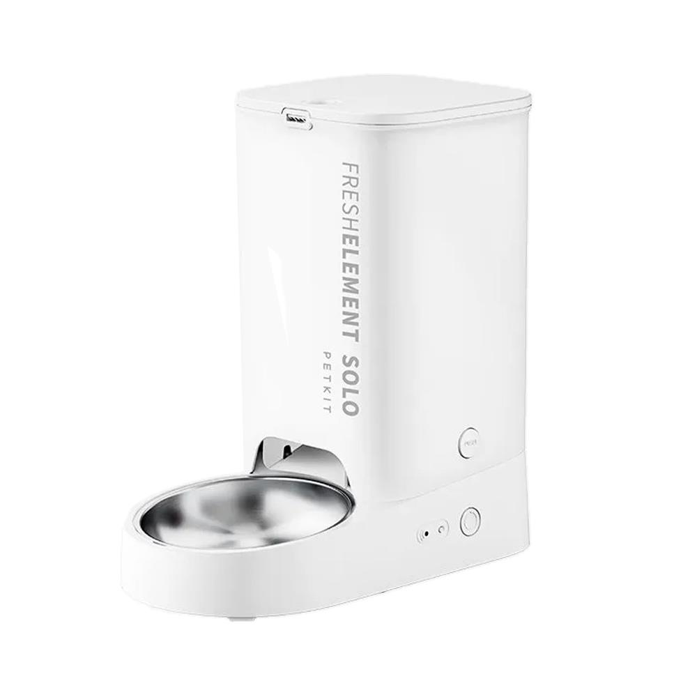 เครื่องให้อาหารสัตว์เลี้ยงอัตโนมัติ PETKIT FRESH ELEMENT SOLO สีขาว