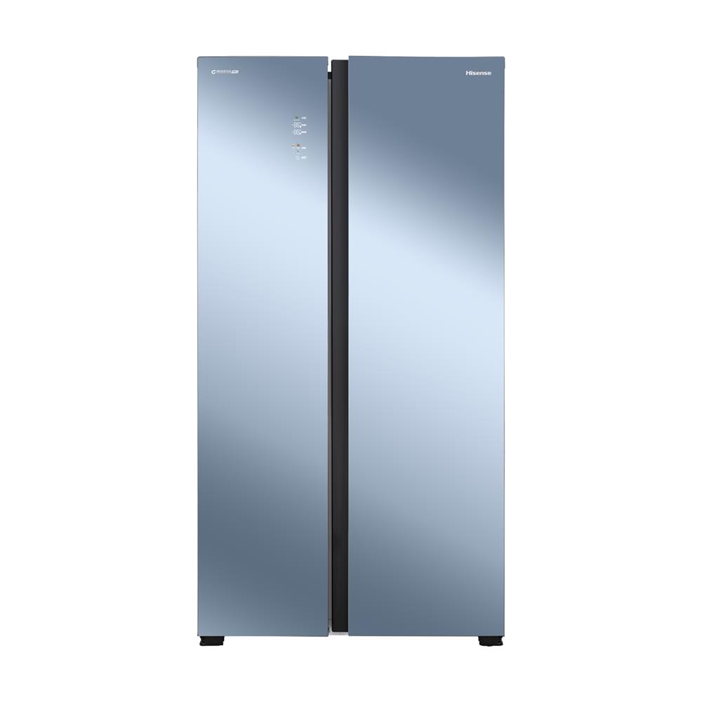 ตู้เย็น SIDE BY SIDE HISENSE RS808N4TBMU 21.5 คิว กระจกเงา อินเวอร์เตอร์