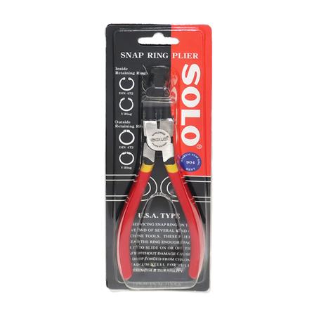 คีมหนีบแหวน ปากงอ ทรงอเมริกา SOLO 904 7 นิ้ว_2