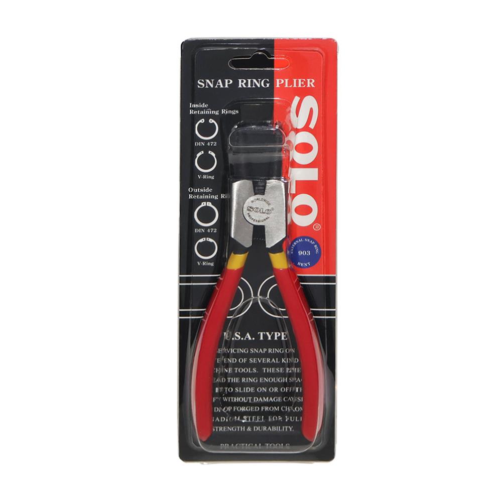 คีมถ่างแหวน ปากงอ ทรงอเมริกา SOLO 903 7 นิ้ว