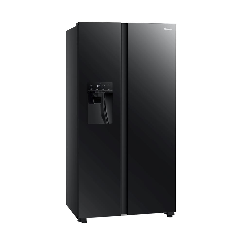 ตู้เย็น SIDE BY SIDE HISENSE RS700N4TBUI 19.8Q กระจกดำ อินเวอร์เตอร์