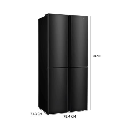 ตู้เย็น MULTI DOOR HISENSE RQ518N4TBU 15.1Q กระจกดำ อินเวอร์เตอร์_4