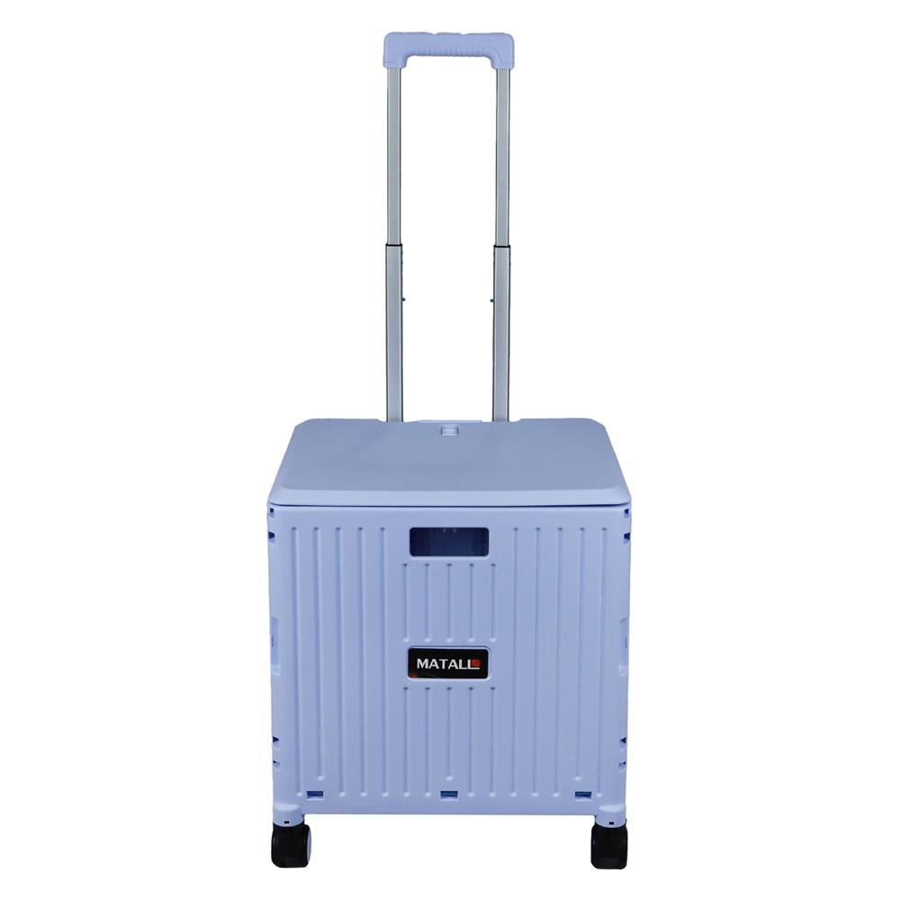 รถเข็นกล่องอเนกประสงค์พับได้ MATALL JRWS-16A 35 กก. สีม่วงอ่อน