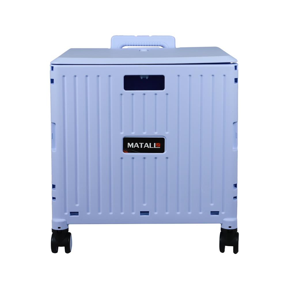 รถเข็นกล่องอเนกประสงค์พับได้ MATALL JRWS-16A 35 กก. สีม่วงอ่อน