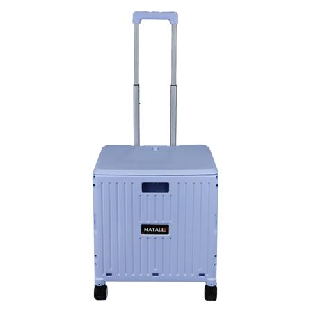 รถเข็นกล่องอเนกประสงค์พับได้ MATALL JRWS-16A 35 กก. สีม่วงอ่อน_2