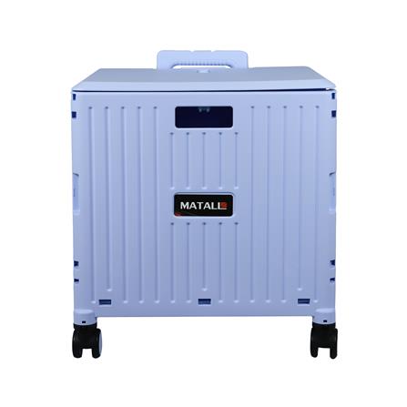 รถเข็นกล่องอเนกประสงค์พับได้ MATALL JRWS-16A 35 กก. สีม่วงอ่อน_3