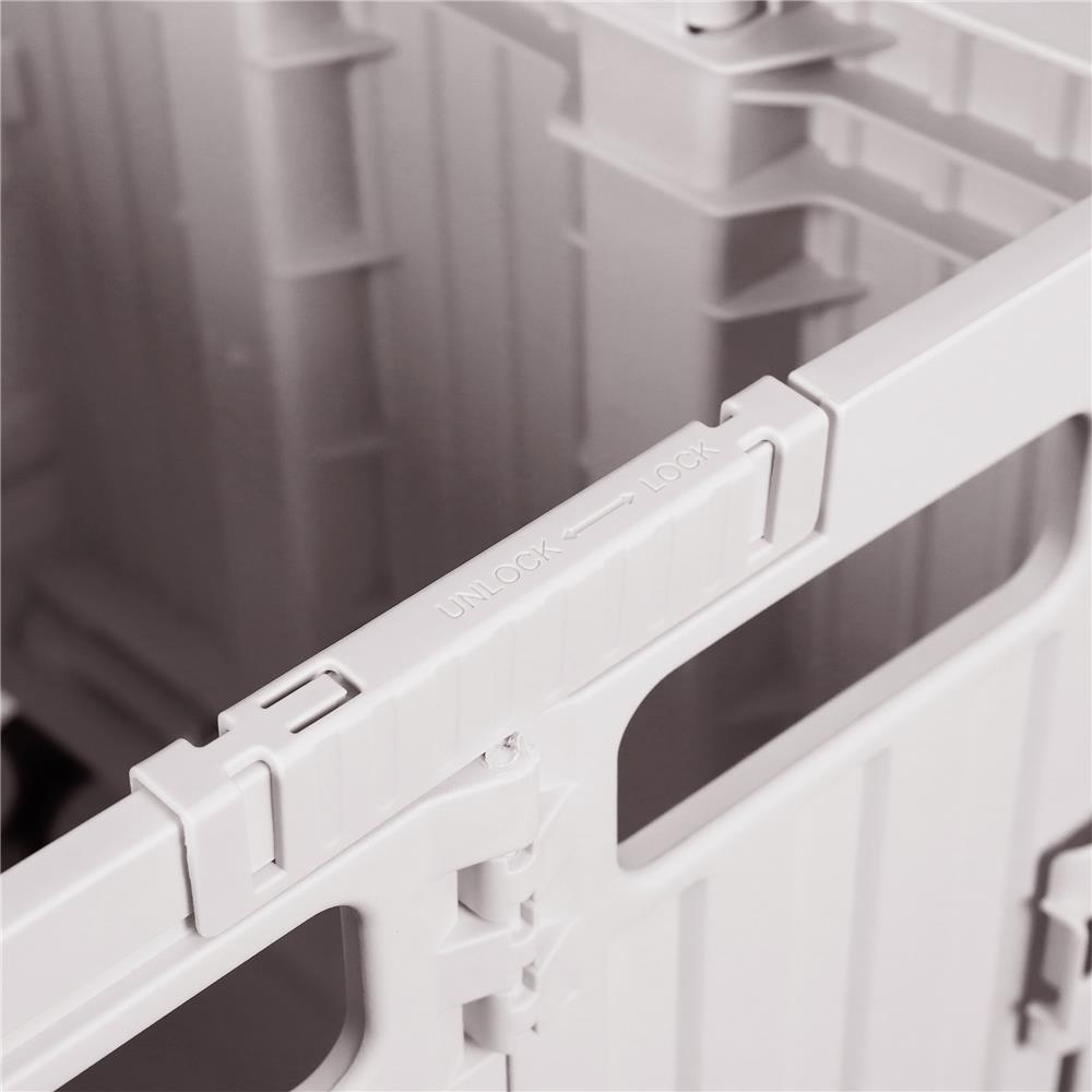 รถเข็นกล่องอเนกประสงค์พับได้ MATALL JRWS-16A 35 กก. สีเบจ