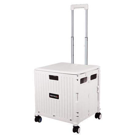 รถเข็นกล่องอเนกประสงค์พับได้ MATALL JRWS-16A 35 กก. สีเบจ