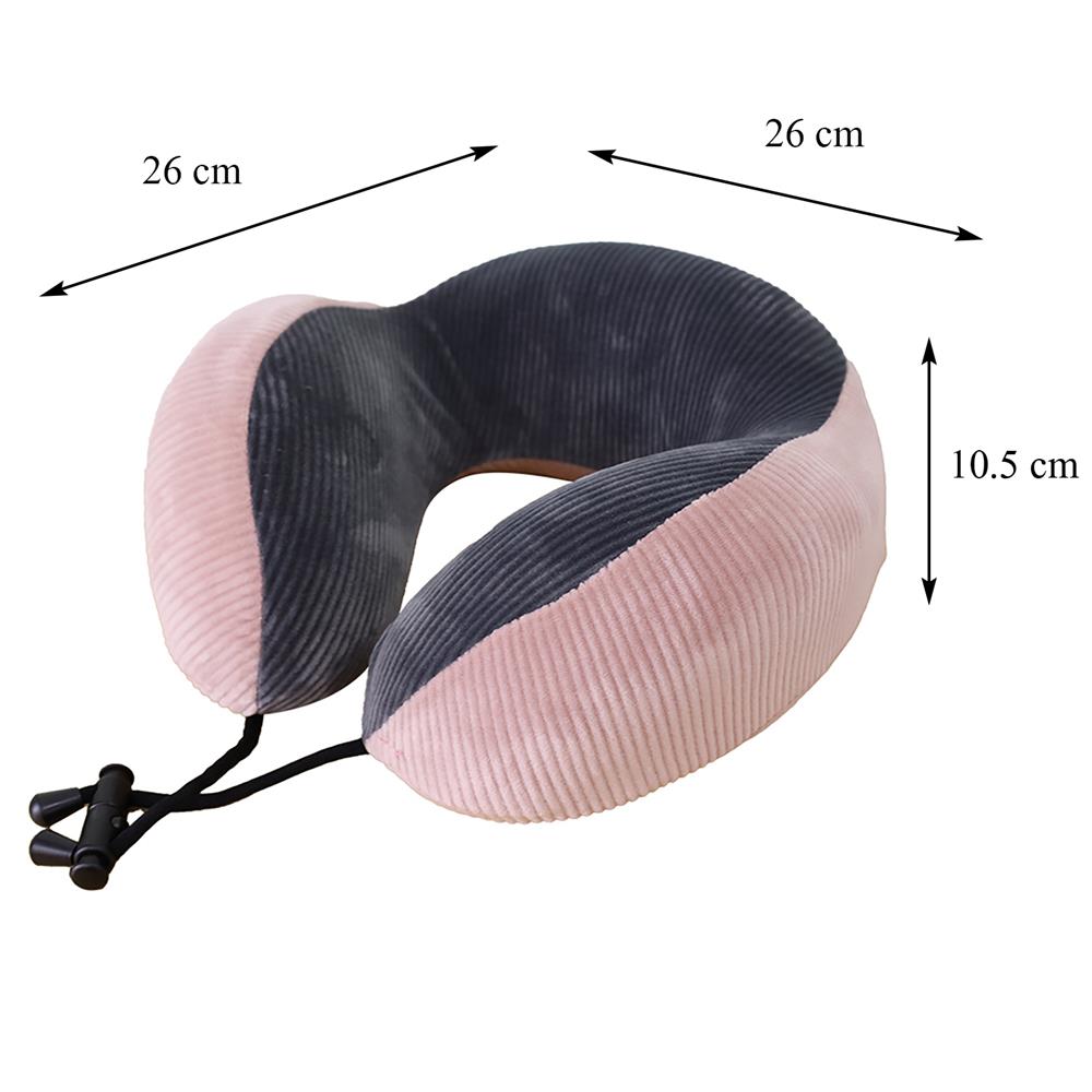 หมอนรองคอ HOME LIVING STYLE TIRA 10X10 นิ้ว สีชมพู