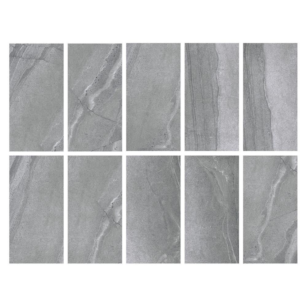 กระเบื้องพื้นพอร์ซเลน 30x60 ซม. COTTO เอ็ม สโตน GY PM 1.44 ตร.ม.