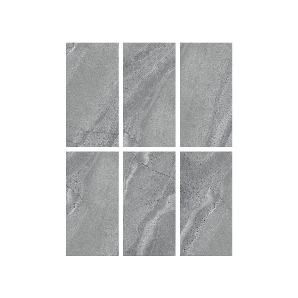 กระเบื้องพื้นพอร์ซเลน 30x60 ซม. COTTO เอ็ม สโตน GY PM 1.44 ตร.ม.