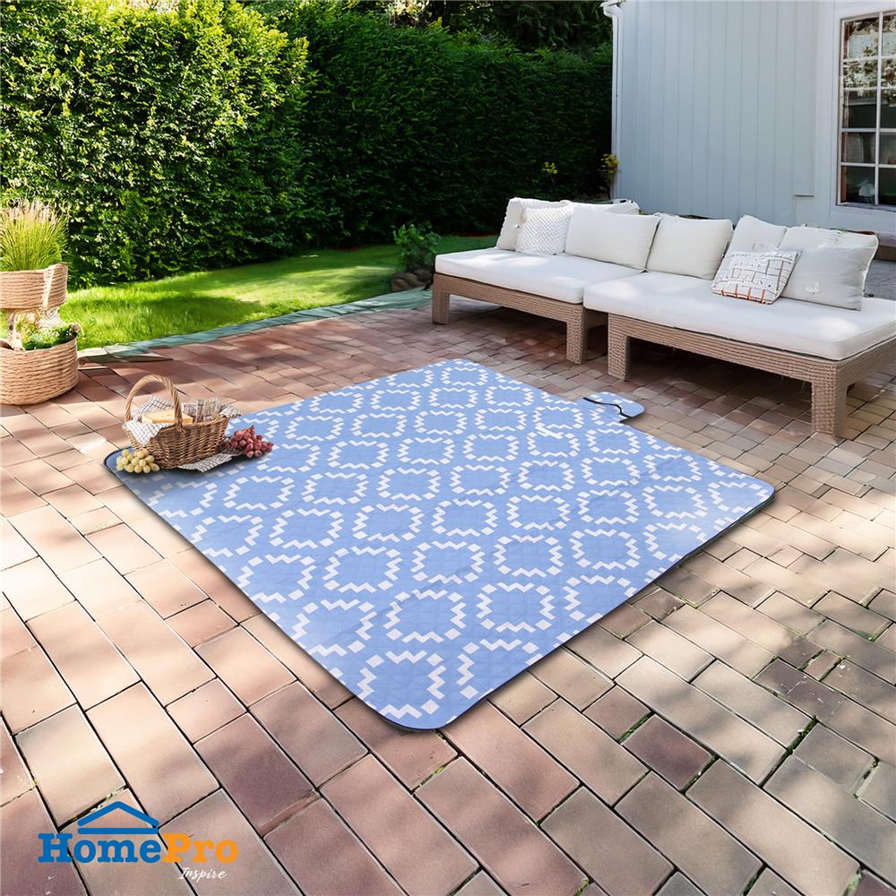 แผ่นอเนกประสงค์ HOME LIVING STYLE BRIX 195X195 ซม. สีฟ้า