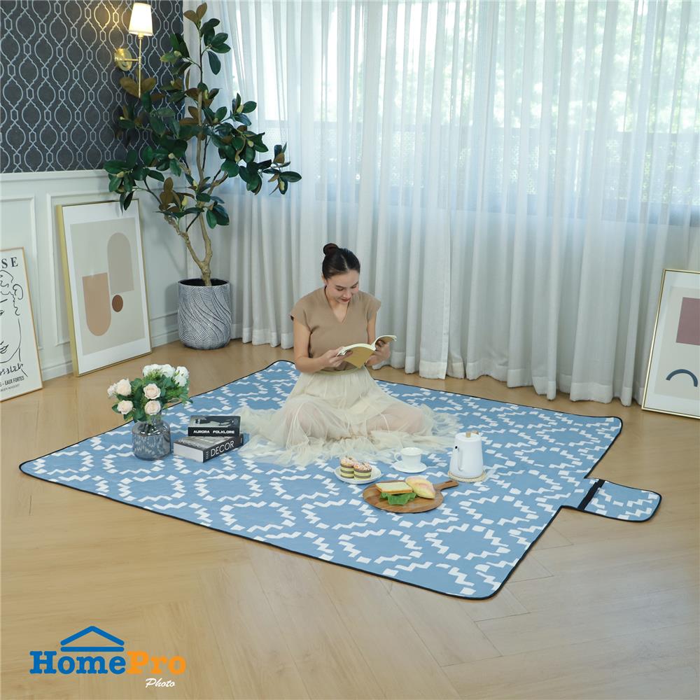 แผ่นอเนกประสงค์ HOME LIVING STYLE BRIX 195X195 ซม. สีฟ้า