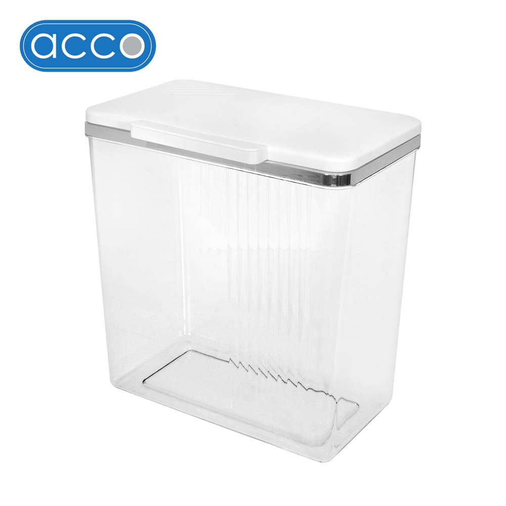 ถังขยะพร้อมที่แขวน ACCO KLEAR 9 ลิตร สีใส_1