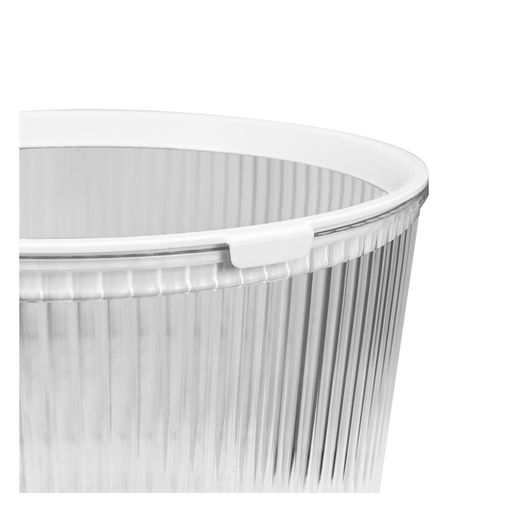 ถังขยะกลม ACCO KLEAR 12 ลิตร สีใส