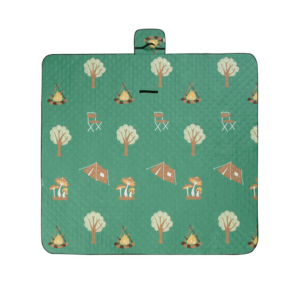 แผ่นอเนกประสงค์ HOME LIVING STYLE CAMP 195X195 ซม. สีเขียว