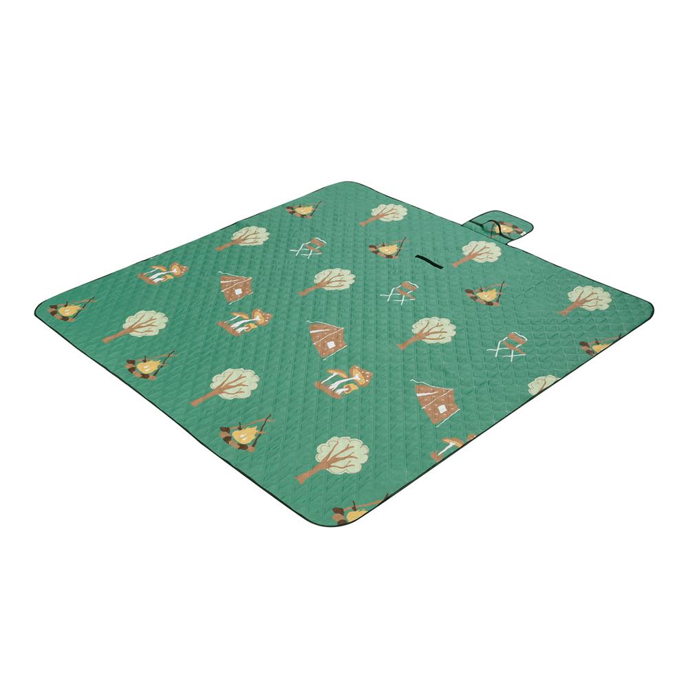 แผ่นอเนกประสงค์ HOME LIVING STYLE CAMP 195X195 ซม. สีเขียว