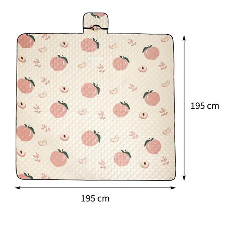 แผ่นอเนกประสงค์ HOME LIVING STYLE PEACH 195X195 ซม. สีชมพู_13