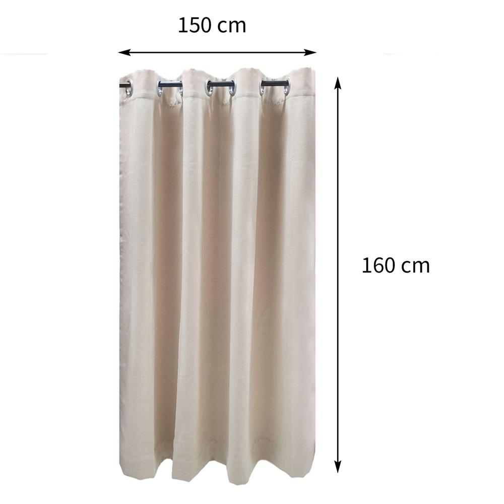 ผ้าม่าน EYELET HOME LIVING STYLE VEGAS UV 150X160 ซม. สีครีม