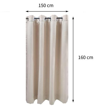 ผ้าม่าน EYELET HOME LIVING STYLE VEGAS UV 150X160 ซม. สีครีม_5