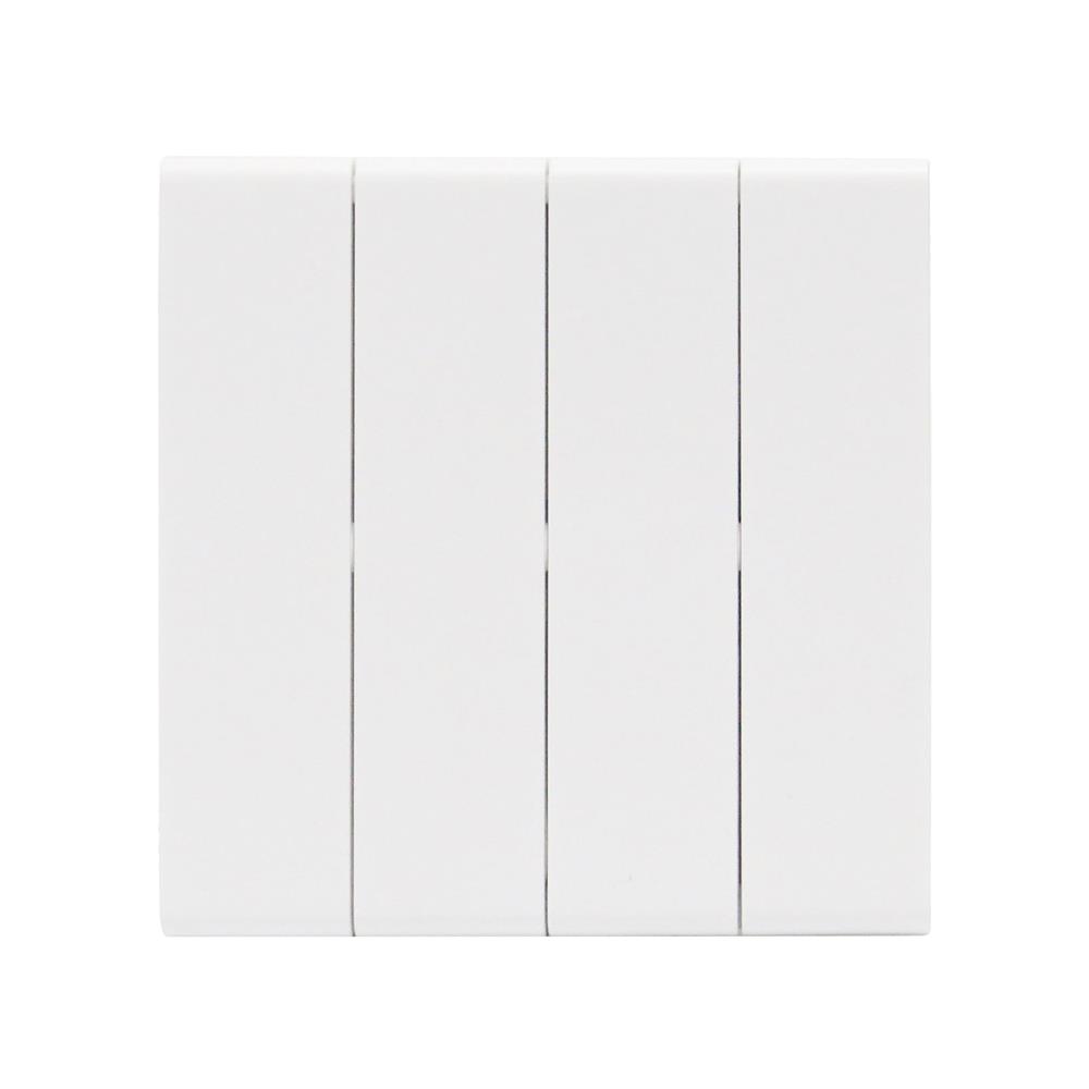 ชุดสวิตซ์ 1 ทาง 4 ช่อง SAHN D041-WHM สีขาวด้าน_1