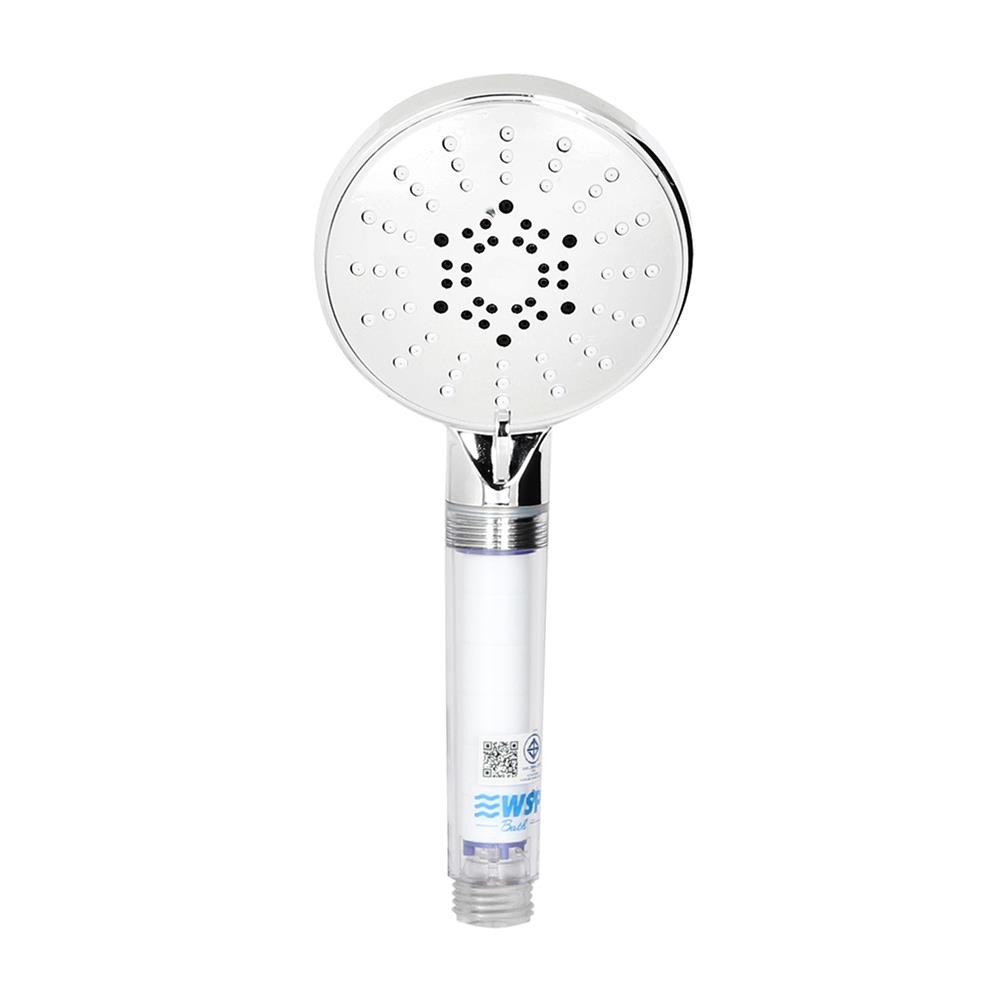 ชุดฝักบัวสายอ่อน 5 ระดับ พร้อมไส้กรอง WSP WSP-520 สีโครม