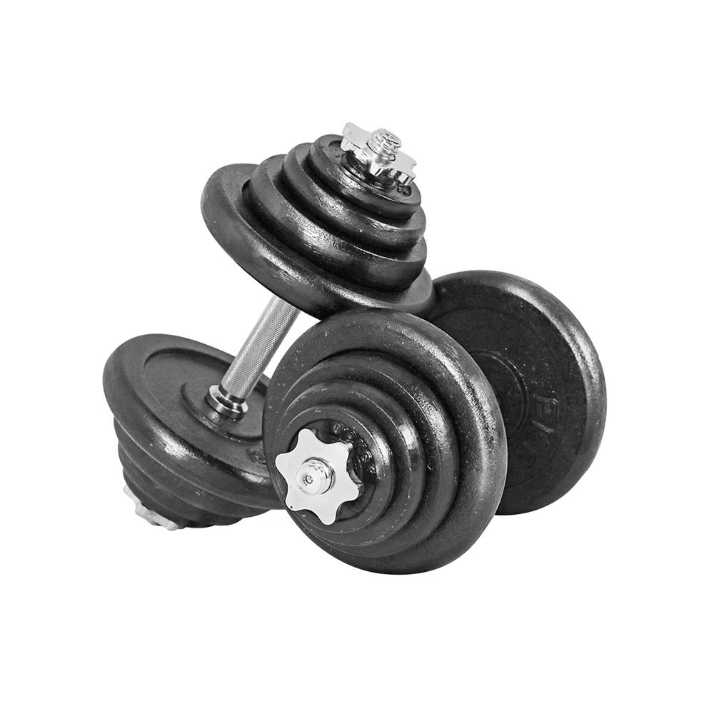 ชุดดัมเบล IRONTEC BLACK 50 กก.