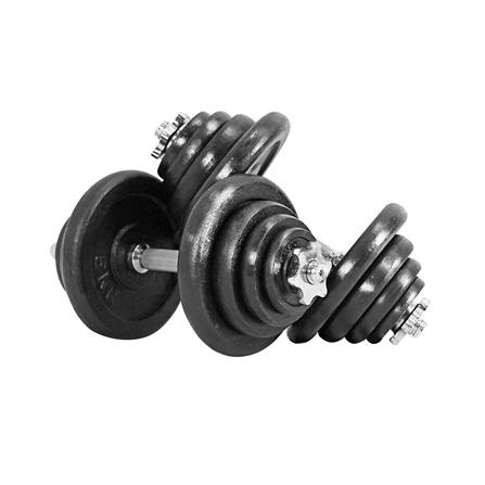 ชุดดัมเบล IRONTEC BLACK 50 กก._0