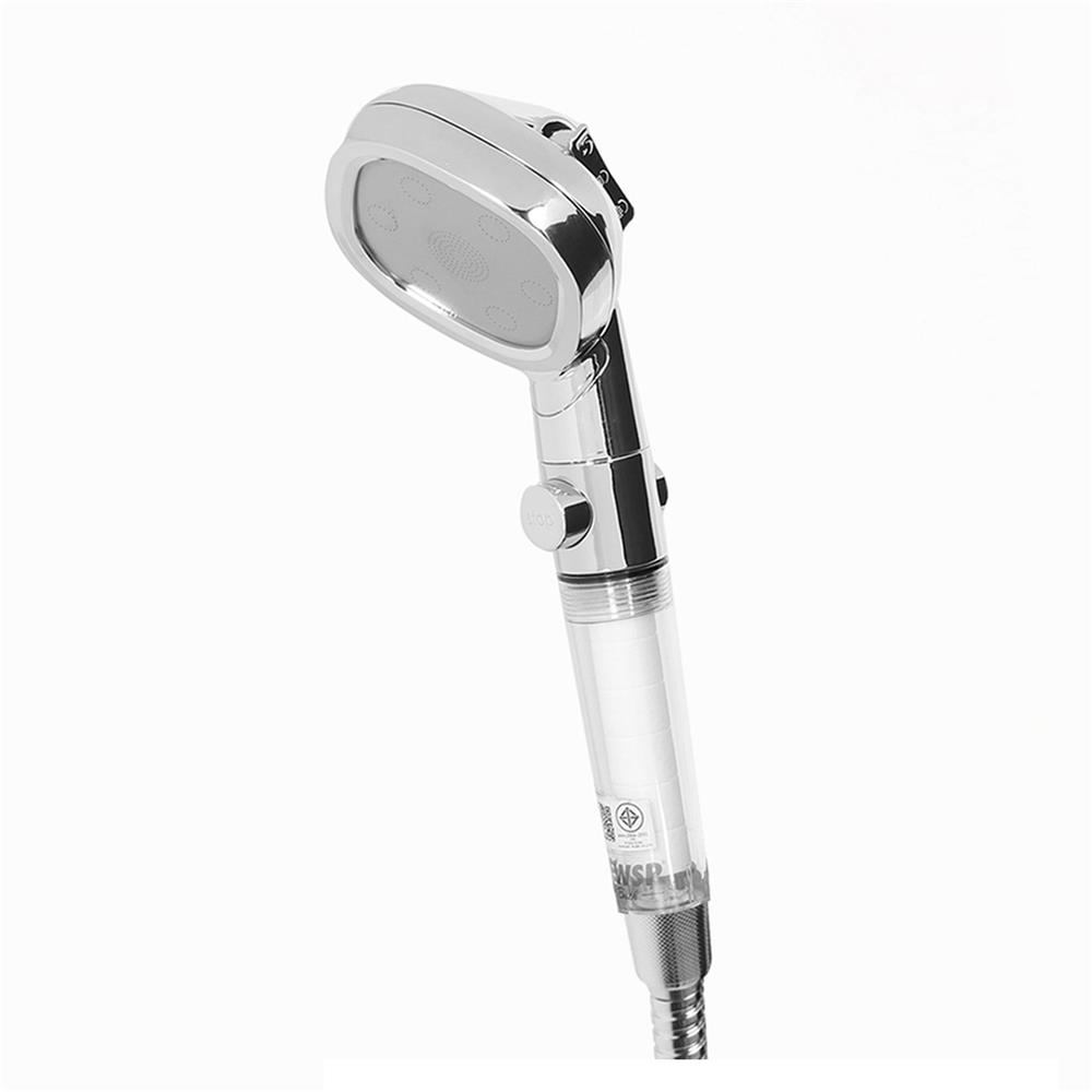 ชุดฝักบัวสายอ่อนปรับ 3 ระดับ พร้อมไส้กรอง WSP WSP-323 สีโครม