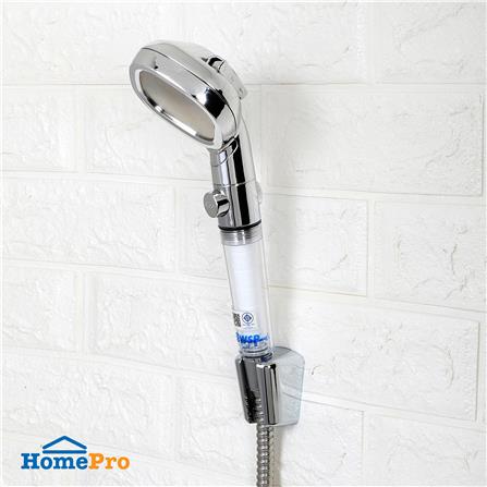 ชุดฝักบัวสายอ่อนปรับ 3 ระดับ พร้อมไส้กรอง WSP WSP-323 สีโครม_3