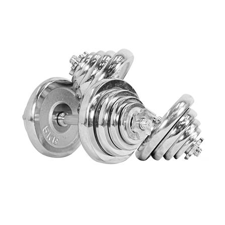 ชุดดัมเบล IRONTEC CHROME 50 กก._0