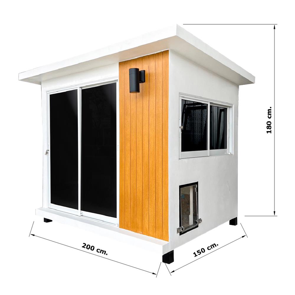บ้านหมา บ้านแมว T.C. DOGHOUSE 10 MODERN 150X200X180 ซม.