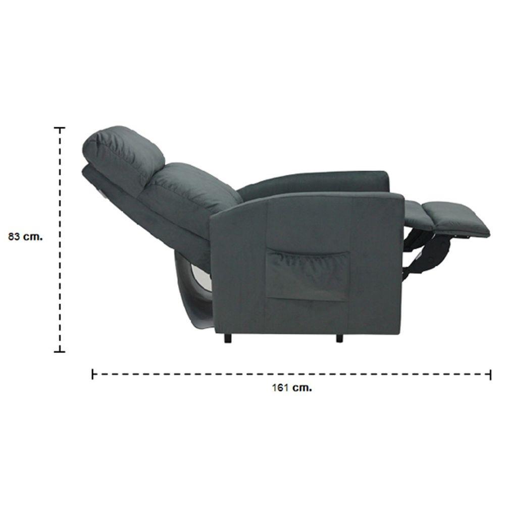 RECLINER 1 ที่นั่ง KONCEPT ZIA 19154163 สีเทา