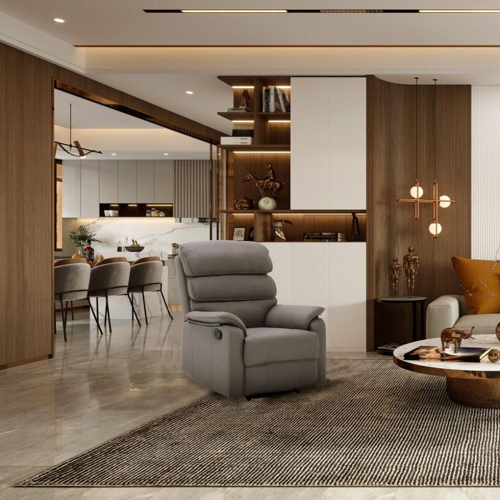 RECLINER 1 ที่นั่ง KONCEPT MIYAKO 19224323 สีน้ำตาล