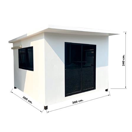 บ้านหมา บ้านแมว T.C. DOGHOUSE 33 MODERN 300X300X240 ซม._6
