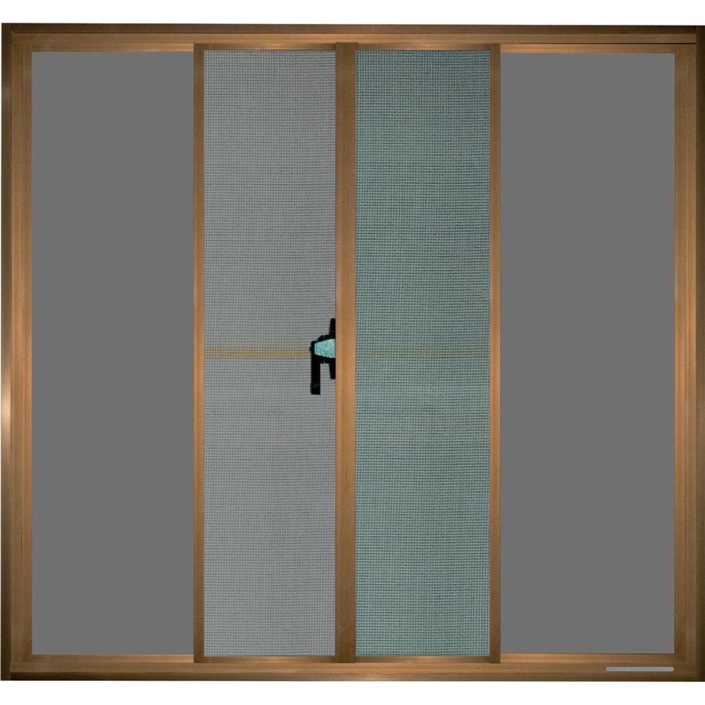 หน้าต่างบานเลื่อน อะลูมิเนียม S-S มุ้ง MHOLARN P8.5 120X110 ซม. หนา 8.5 ซม. สีชา