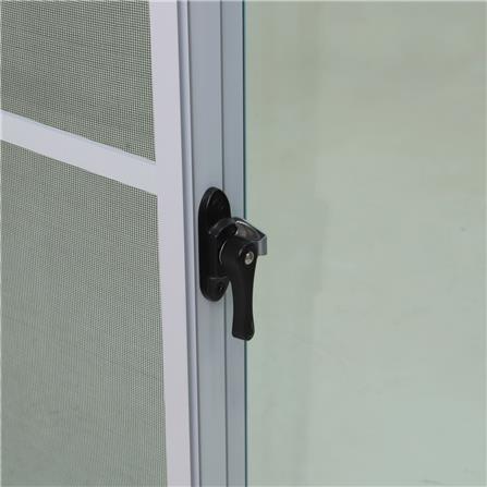 หน้าต่างบานเลื่อน อะลูมิเนียม S-S มุ้ง MHOLARN P8.5 120X110 ซม. หนา 8.5 ซม. สีขาว_1