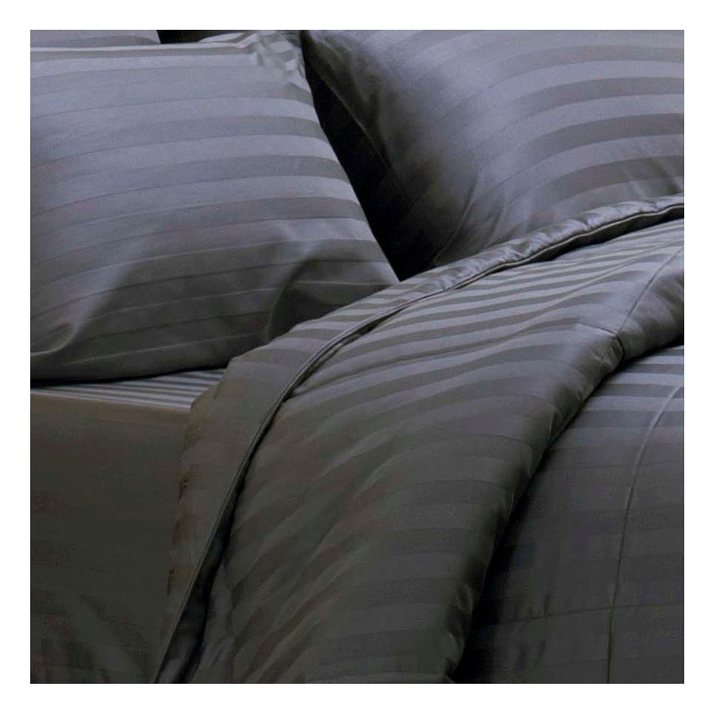 ชุดผ้าปูที่นอน 3.5 ฟุต 3 ชิ้น JESSICA COTTON STRIPE 20076-DOVE