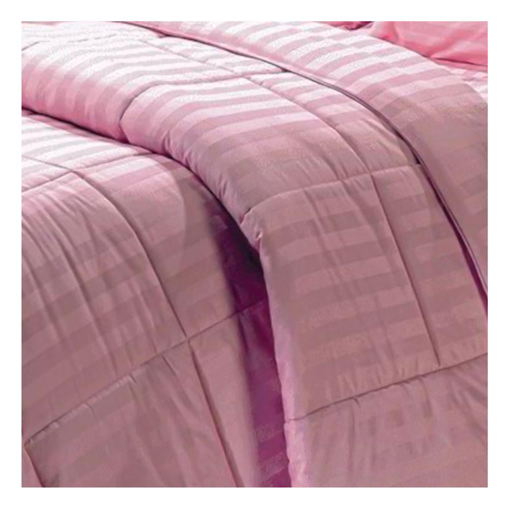 ชุดผ้าปูที่นอน 5 ฟุต 5 ชิ้น JESSICA COTTON STRIPE 20075-PINK