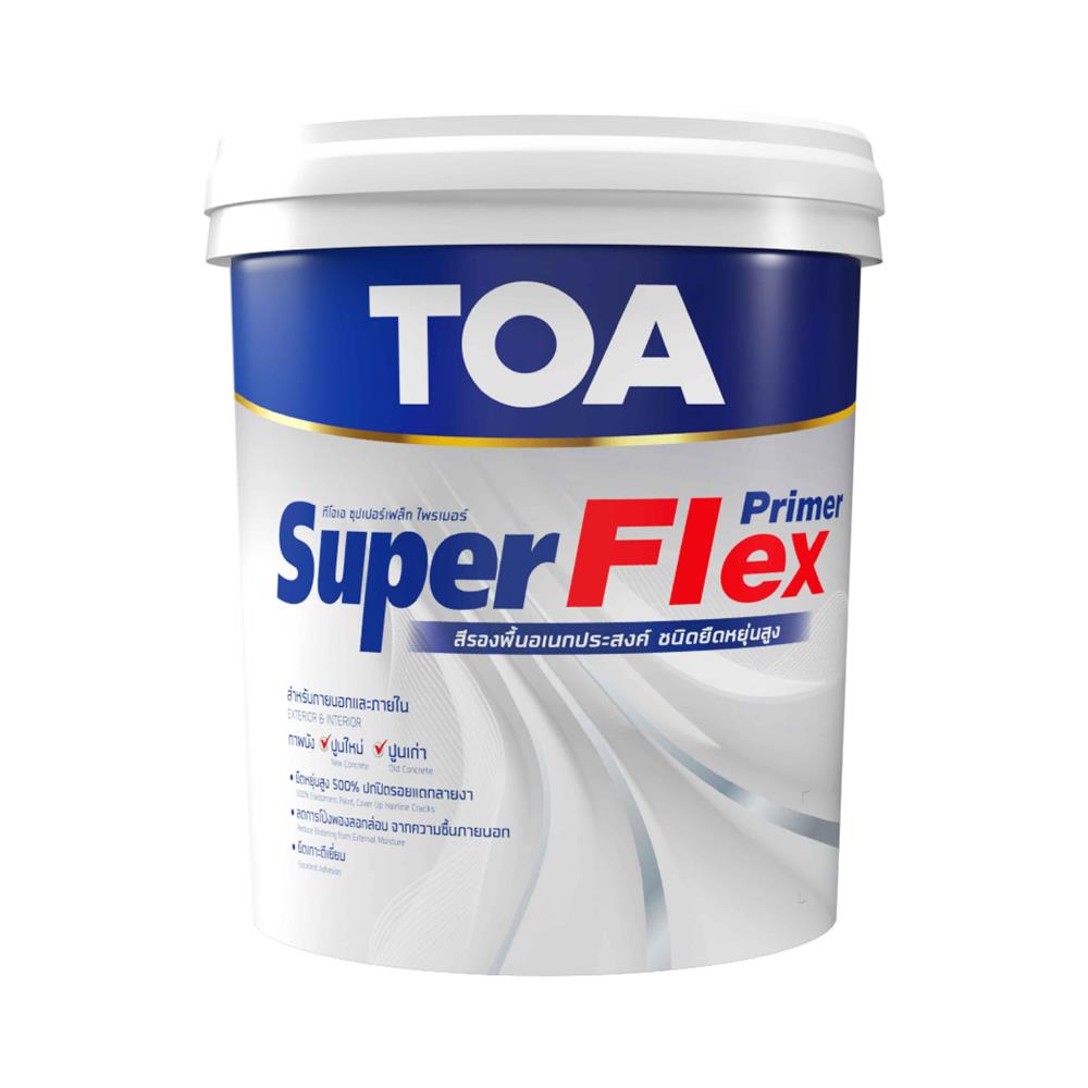 สีรองพื้นอเนกประสงค์ TOA SUPER FLEX 18 ลิตร