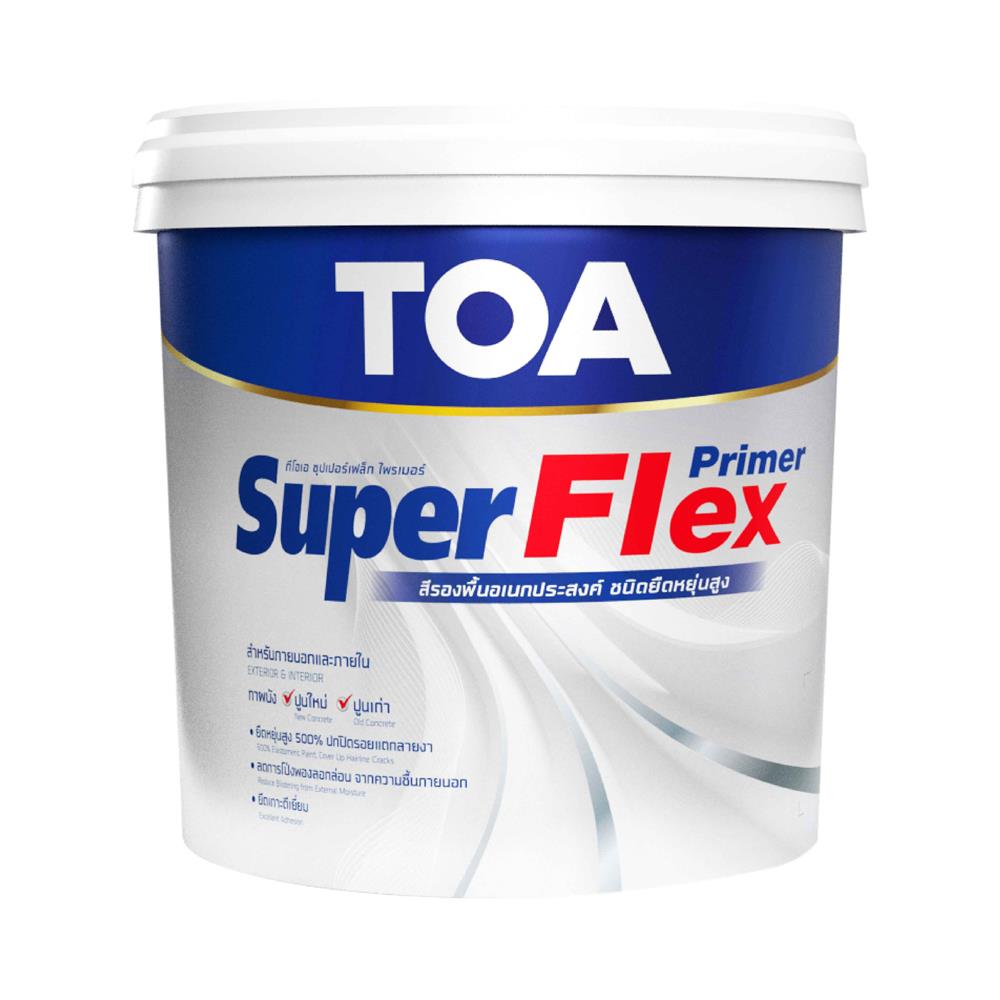 สีรองพื้นอเนกประสงค์ TOA SUPER FLEX 9 ลิตร