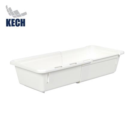 กล่องเก็บของในลิ้นชักปรับขนาดได้ KECH BEFIT SIZE L สีขาว_0