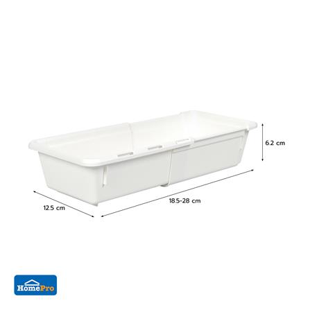 กล่องเก็บของในลิ้นชักปรับขนาดได้ KECH BEFIT SIZE L สีขาว_6