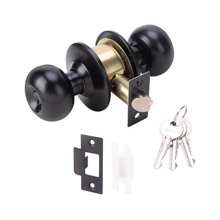 ลูกบิดประตู หัวจัน HAFELE 489.93.274 สีดำ_1