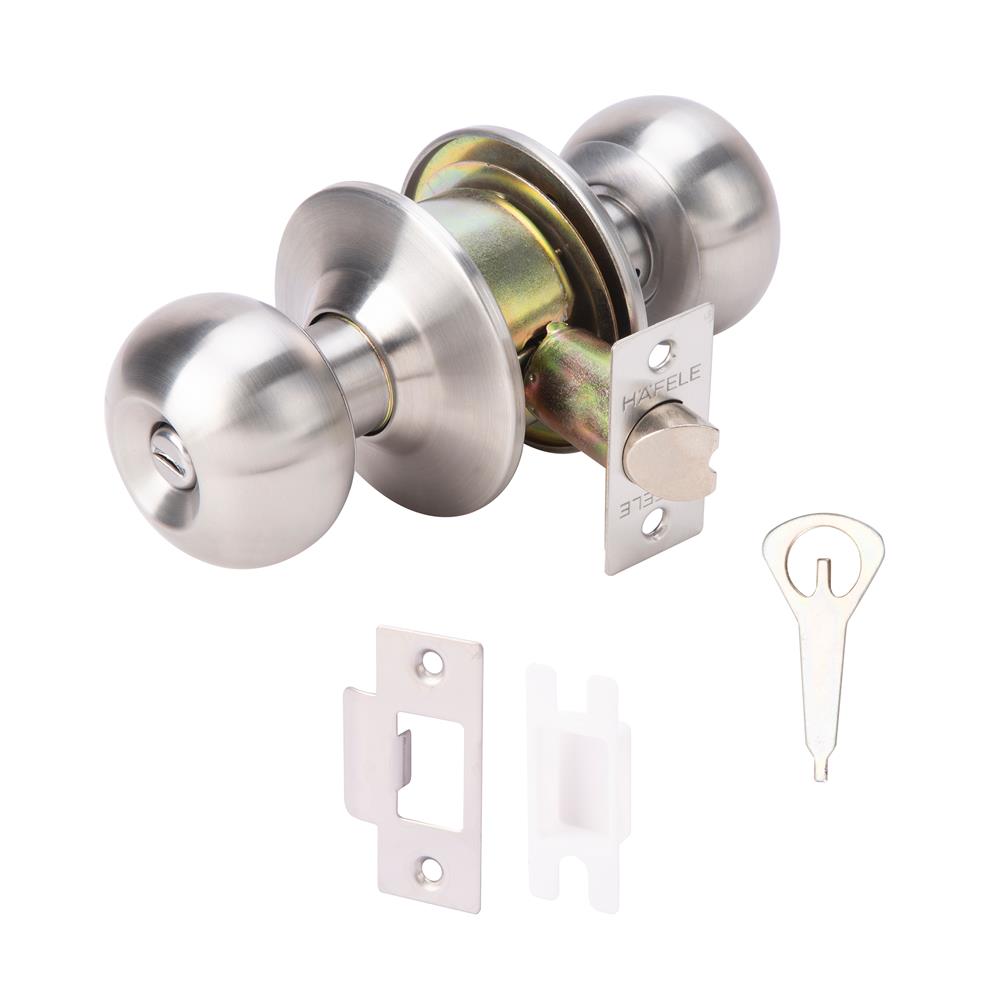 ลูกบิดห้องน้ำ หัวจัน HAFELE 489.93.273 สีสเตนเลส