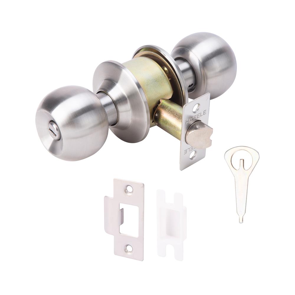 ลูกบิดห้องน้ำ หัวกลม HAFELE 489.93.271 สีสเตนเลส