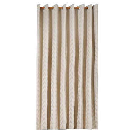 ผ้าม่าน EYELET BENETTA MARK UV 280X220 ซม. สีครีม_1