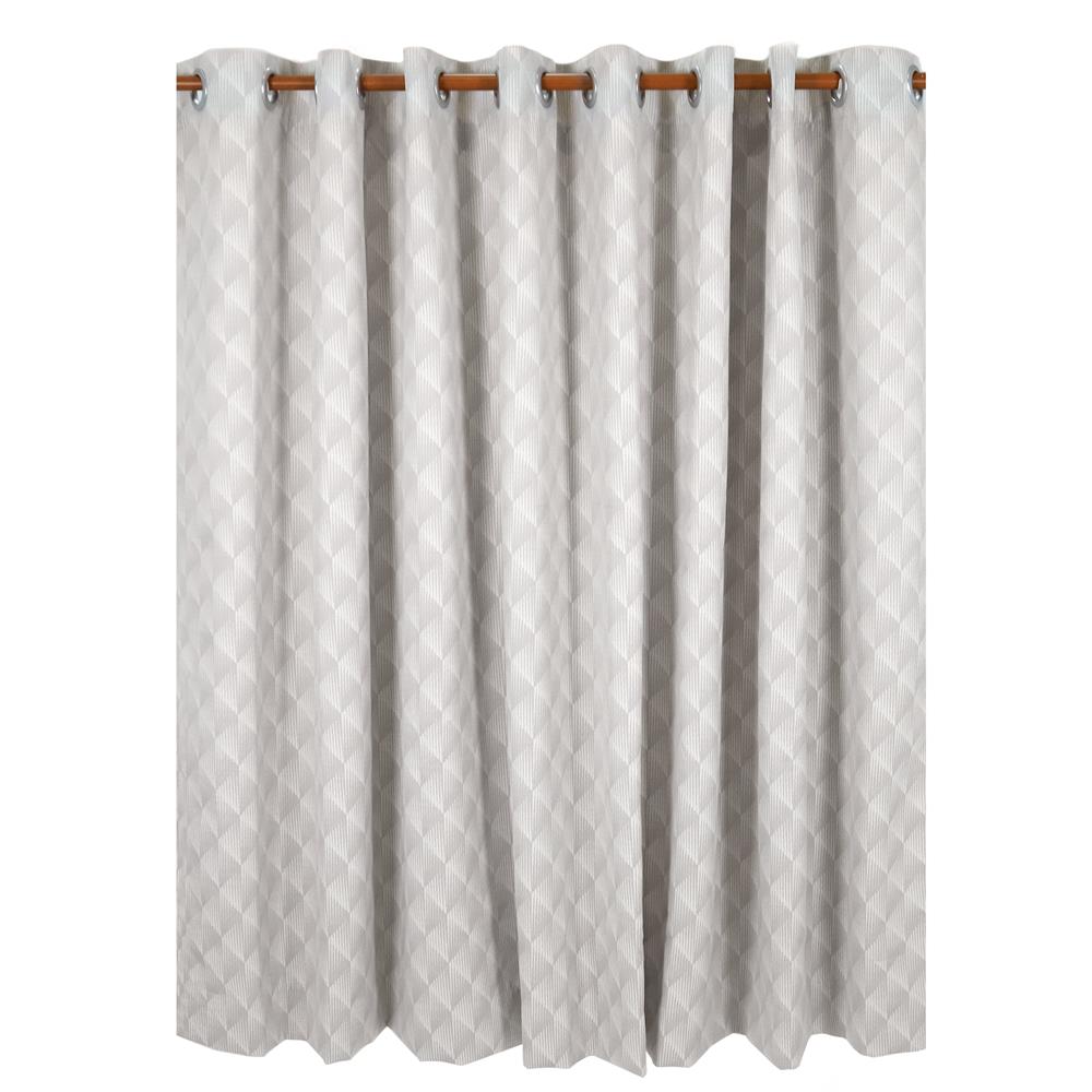 ผ้าม่าน EYELET BENETTA GANESH UV 270X160 ซม. สีเทา_0